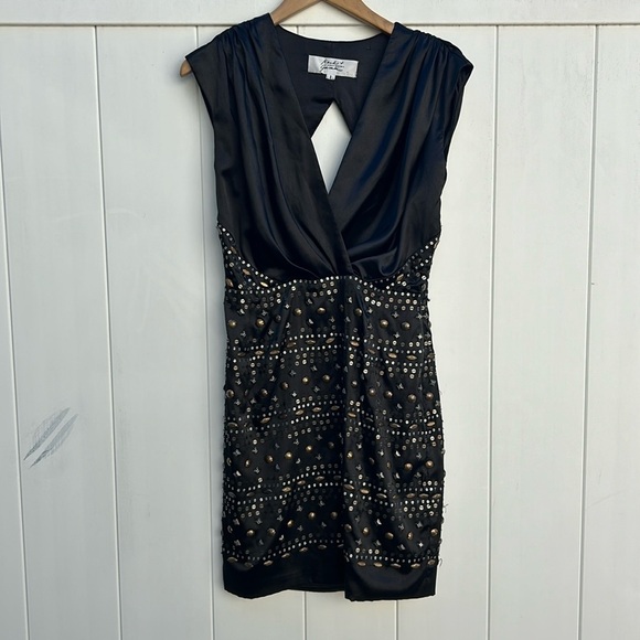 Badgley Mischka Mark and James Cocktail Dress Black Tie Formal Wedding Guest 8 - Picture 1 of 7